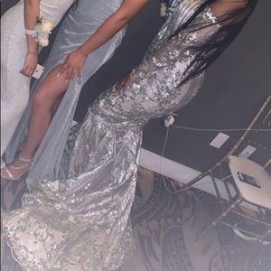 A Mermaid Style Prom Dress